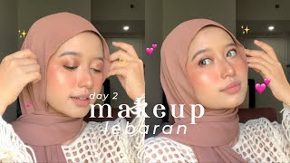 TUTORIAL MAKEUP LEBARAN DAY 2🤍✨ | SEMUANYA PAKAI PRODUK MARINA GLOW READY