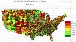 Labor Force Changes by County November 2013 (Year over Year)