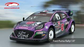 ck-modelcars-video: Ford Puma Rally1 #7 4th Akropolis Rallye 2022 Loubet, Landais 1:18 Ixo