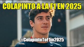 🎵DJ TIMORATO - FRANCO COLAPINTO A LA FÓRMULA 1 EN 2025! #ColapintoToF1In2025