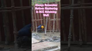 RCC Retaining Wall | #shorts #shortvideo #shortviral #shortsyoutube