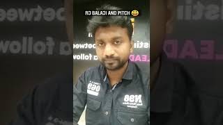 RJ Balaji and Pitches 😃 | IPL Daily Snack | #Shorts