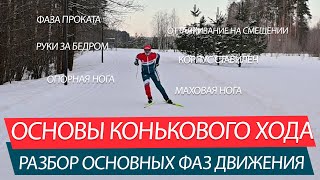 КОНЬКОВЫЙ ХОД - ОСНОВНЫЕ ФАЗЫ ДВИЖЕНИЙ