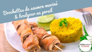 CUISSON 2 EN 1 : Brochettes de saumon à l'Omnicuiseur Vitalité