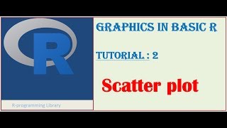 Graphics in Basic R || Tutorial - 2 : Scatter plot