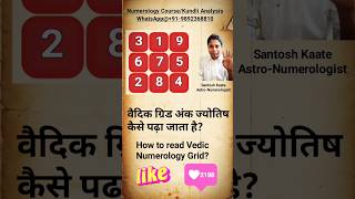 How to read Vedic Numerology Grid? #shorts #viral #trending #numerology #vedicnumerology #vedicgrid