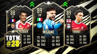 FIFA 21 | TOTW 28 PREDICTIONS! 😱🔥 ft. 89 Insigne 🇮🇹 89 Trent 🏴󠁧󠁢󠁥󠁮󠁧󠁿 & 88 Ben Yedder 🇫🇷