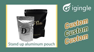 Stand up aluminum pouch