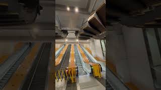 Wynyard Station Vintage Wooden Escalators - Interloop Art #shorts #sydneytrains