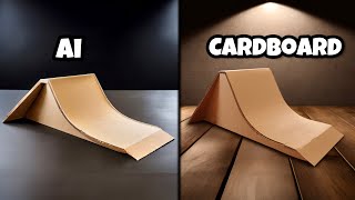 Letting AI Create a Cardboard Fingerboard Ramp