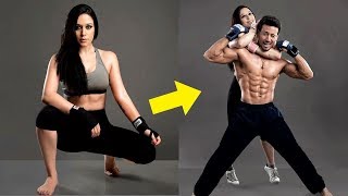 Tiger Shroff's Fight Practise With CUTE Sister Krishna -Video