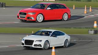 Audi RS6 vs Audi RS7 on the Top Gear Track  |  Forza 7