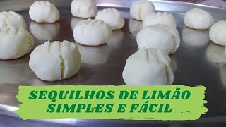 SEQUILHOS DE LIMÃO SIMPLES E FÁCIL