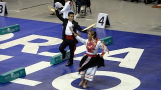 Sebastian Ampuero y Alcira Rosales. Semifinal Junior. San Borja 2023