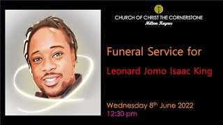 2022-06-08 Funeral Service for Leonard Jomo Isaac King