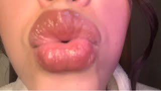 Fast and chaotic ASMR- Upclose kisses for tingles and sleep😚💋