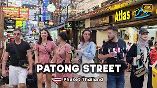 [4K] 🇹🇭 Walking Loy Krathong day on Patong Streets in Phuket, Thailand