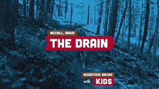 Mountain biking The Drain. Near McCall, Idaho.