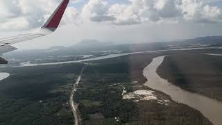 LANDING | AirAsia Airbus A320 AK6187 Kuching Int'l KCH from Miri MYY | Hari Raya Aidilfitri 2023