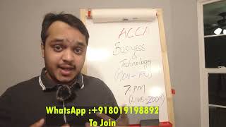 ACCA Knowledge Level || Business & Technology New Batch