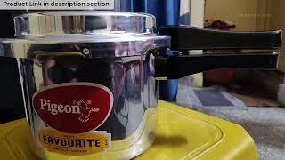 Buy Pigeon Stovekraft Aluminium Pressure Cooker with Outer Lid Gas Stove Compatible - 650 INR