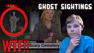 Reacting To Real Ghost Sightings *REAL GHOSTS CAUGHT ON CAMERA😱👻*