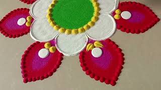 Diwali rangoli/swastik rangoli/Laxmi Charan rangoli/Navaratri rangoli/Easy rangoli/diwalimuggulu