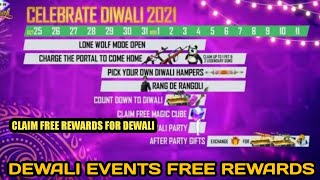 DEWALI EVENTS COMING // FREE REWARDS CLAIM // M1719 SKIN  // NEW BUNDLE // ZABEER KING GAMING