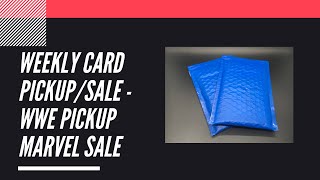 Weekly Card Pickup/Sale - WWE Card Pickup and Marvel Sale | Sports Cards Collecting and Investing |