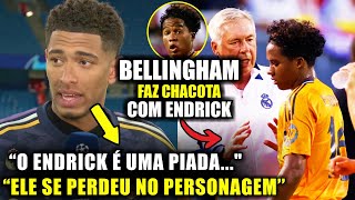 🚨 NOSSA! Olha o que o BELLINGHAM FALOU PRO ENDRICK NO REAL MADRID “VIROU CHACOTA MUNDIAL”