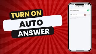 How To Turn On Auto Answer On iPhone in 2024