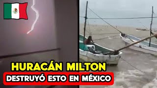 Huracán Milton dejó daños históricos en la península de Yucatán