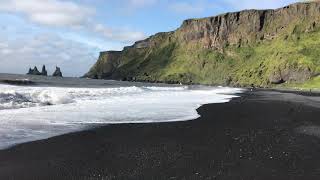 Ponies on Vik Beach 2017