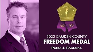 2023 Camden County Freedom Medal Awards - Peter J Fontaine