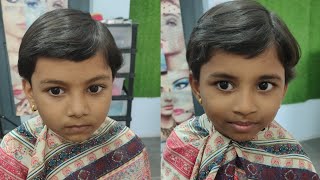 Baby girls (Twins) Special hair cutting video 📸//same hair cutting 🤗 to twins happy customer 💯✨😍👍