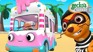 Weasel Wants Ice Cream | Gecko's Garage | Trucks For Children | Cartoons For Kids