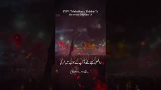 Muhabbat E AHLYBAIT || For Every Muslim || Aliunwaliullah