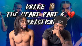 THE HEART PART 6 REACTION Drake (KENDRICK LAMAR DISS)