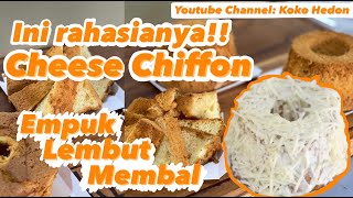 INI LHO TRICKNYA BIAR CHEESE CHIFFON EMPUK, LEMBUT DAN MATANG SEMPURNA! CHIFFON MINI IDE JUALAN