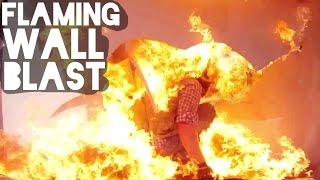 Flaming Wall Blast Stunt