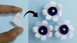 DIY beautiful paper flower | How to make 7 petals flower | Origami paper flower making