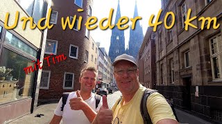 Und wieder 40 km: Erlebnisroute Nordwest - Vom Kölner Dom nach Bergheim-Paffendorf mit Tim #marsch