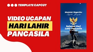 Story Hari Lahir Pancasila Jayalah Negeriku Tutorial edit video di capcut