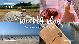 🇵🇹 Vlog vacances #1 Portugal • journaling • traveler’s notebook • achats papeterie • balades