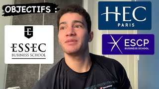 Mes objectifs aux concours HEC 2023 - prépa ECG 3