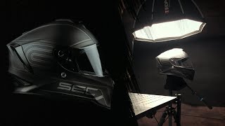 How I Shot This Epic MOTORCYCLE HELMET with ONE LIGHT SETUP ONLY + Photoshop Masking