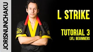 Nunchaku freestyle tutorial 3 | L Strike | LVL: Beginners | Joris vd Berg