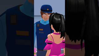 Rina cuma mau godain Polisi 😜 #shorts #sakuraschoolsimulator #shortvideo #viralvideo #viralshorts