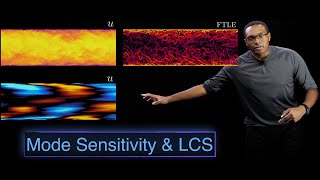 Mode Sensitivity for Fluid Flows via Lagrangian Coherent Structures