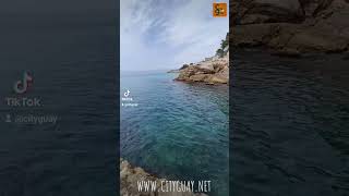 Bonitas calas de la costa dorada española